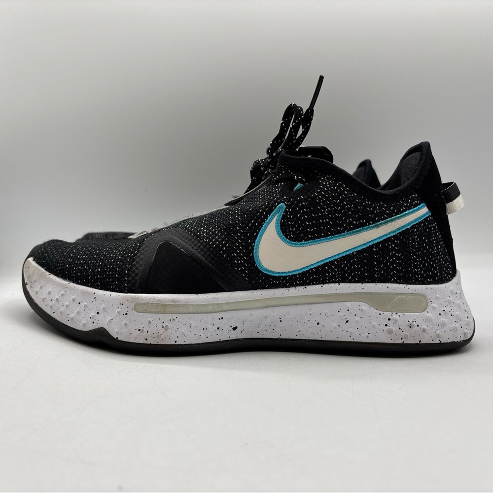 Nike PG 4 Trainer Men’s Black/White/Wolf Grey CD5079-004 Size 8 Basketball Shoes